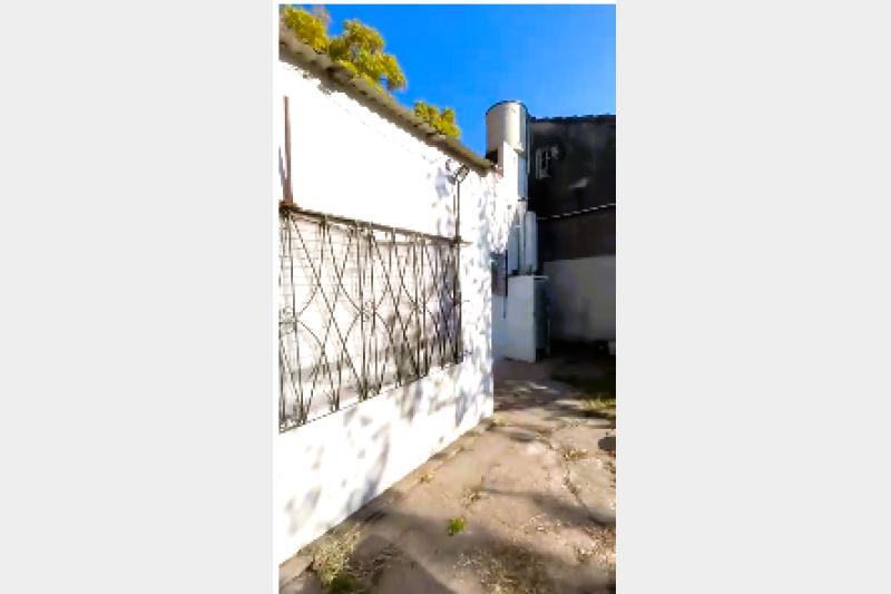 Casa con fondo