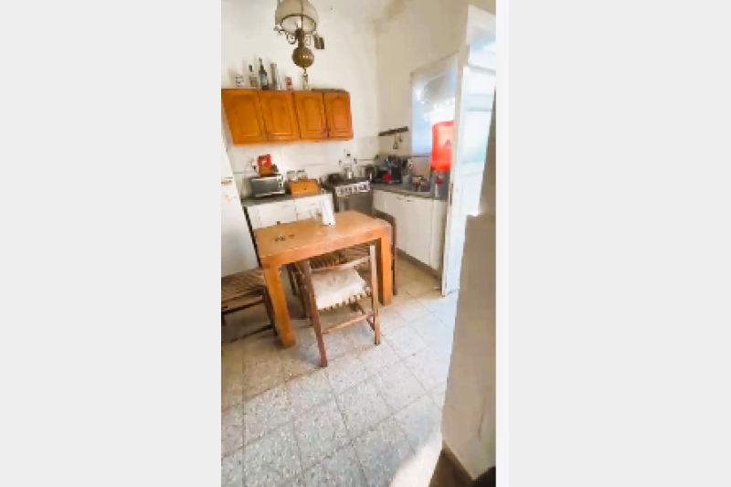 Casa con fondo