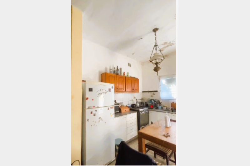 Casa con fondo