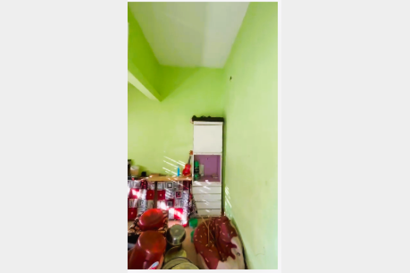 Casa con fondo